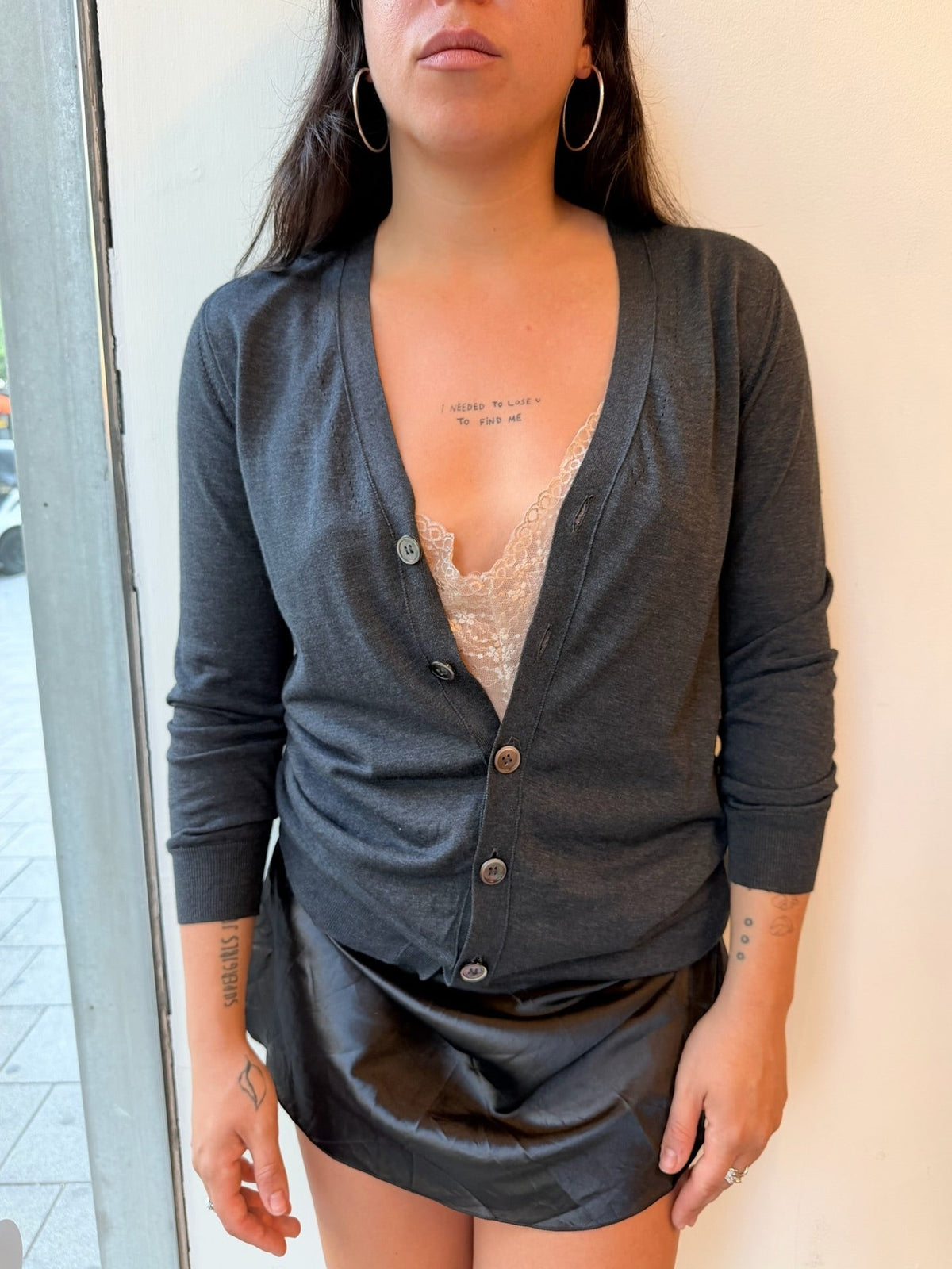 Tricot Comme des Garcons Silk Cardigan