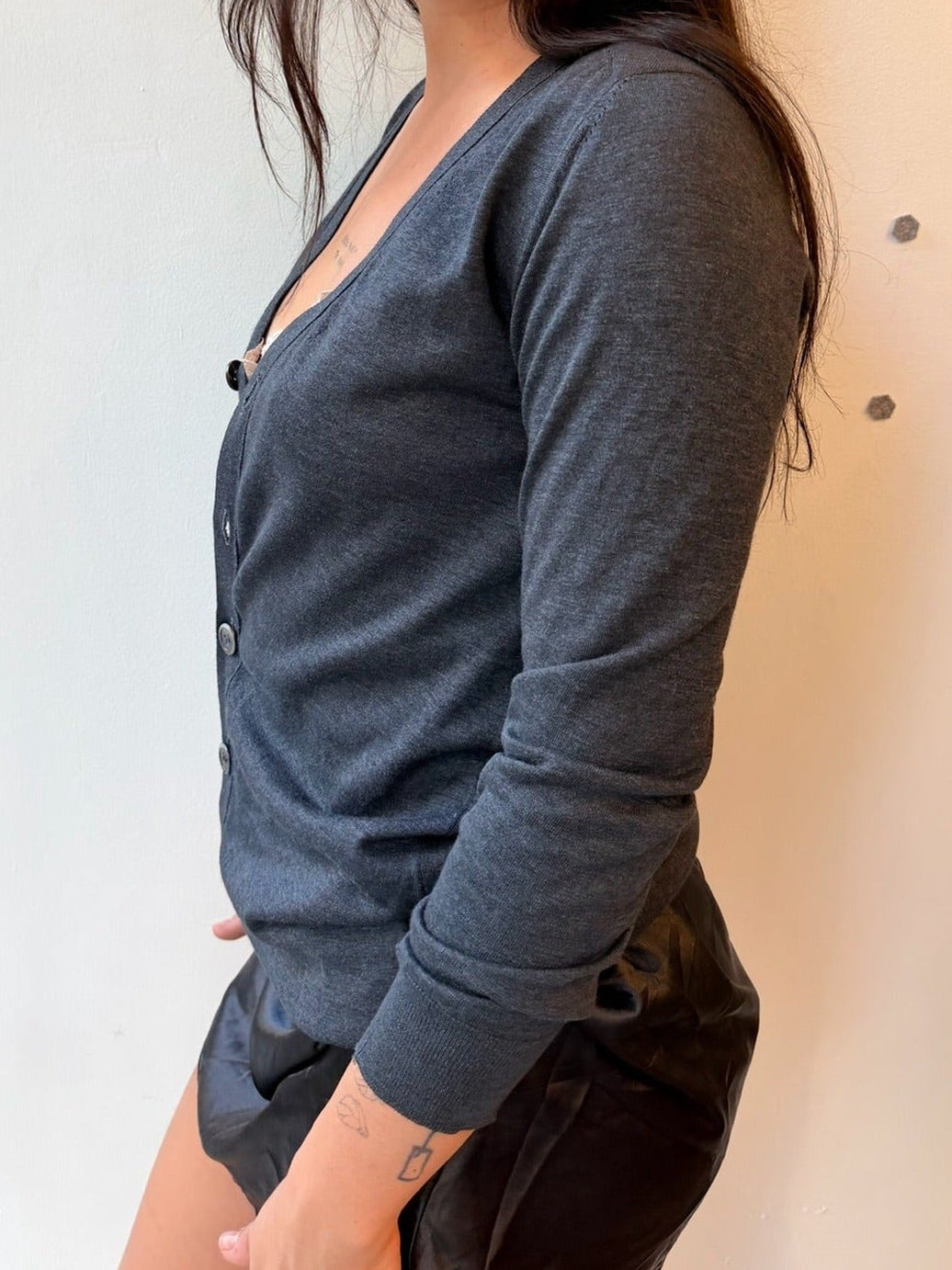 Tricot Comme des Garcons Silk Cardigan
